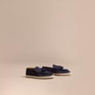 Burberry Burberry Tasselled Suede Espadrille Loafers, Size: 42, Blue