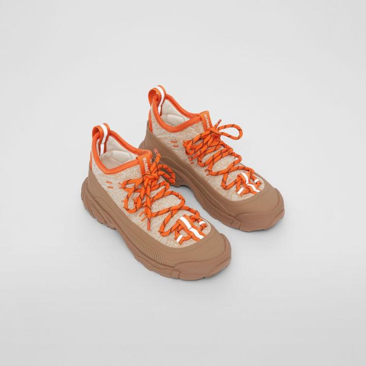Burberry Burberry Childrens Knitted Nylon Sneakers, Size: 11.5