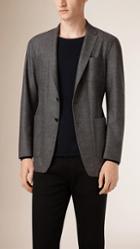Burberry Lightweight Wool Blend Tailored Jacket