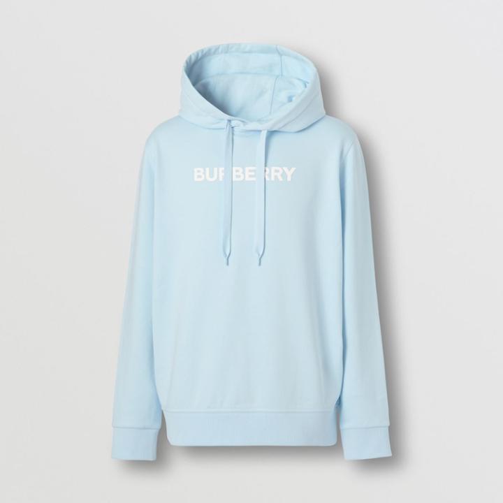 Burberry Burberry Logo Print Cotton Hoodie, Size: Xl