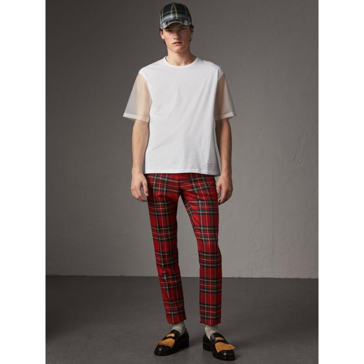 Burberry Burberry Cotton And Soft-touch Plastic T-shirt, White