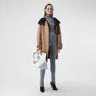 Burberry Burberry Two-tone Merino Wool Silk Roll-neck Sweater, Grey