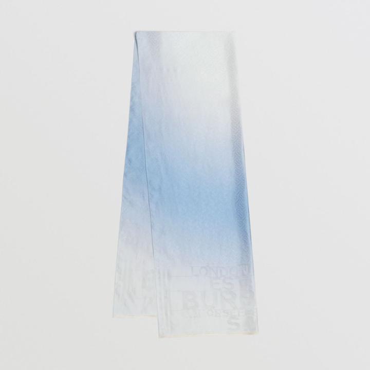 Burberry Burberry Reversible Horseferry Print Silk Jacquard Scarf