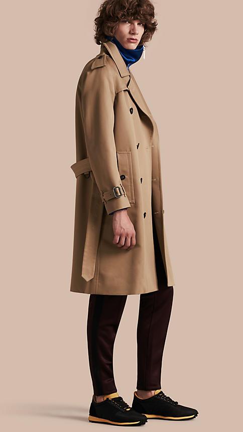 Burberry Raglan-sleeved Cotton Trench Coat