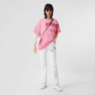 Burberry Burberry Horseferry Print Cotton Oversized T-shirt, Size: Xs, Pink