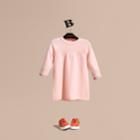 Burberry Burberry Check Cuff Knitted Cashmere Dress, Size: 3y, Pink