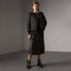 Burberry Burberry Reversible Down-filled Hooded Bomber Jacket, Size: Xxs, Black
