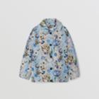 Burberry Burberry Childrens Floral Print Linen Blend Jacket, Size: 10y