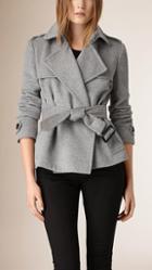 Burberry Prorsum Wool Cashmere Trench Jacket