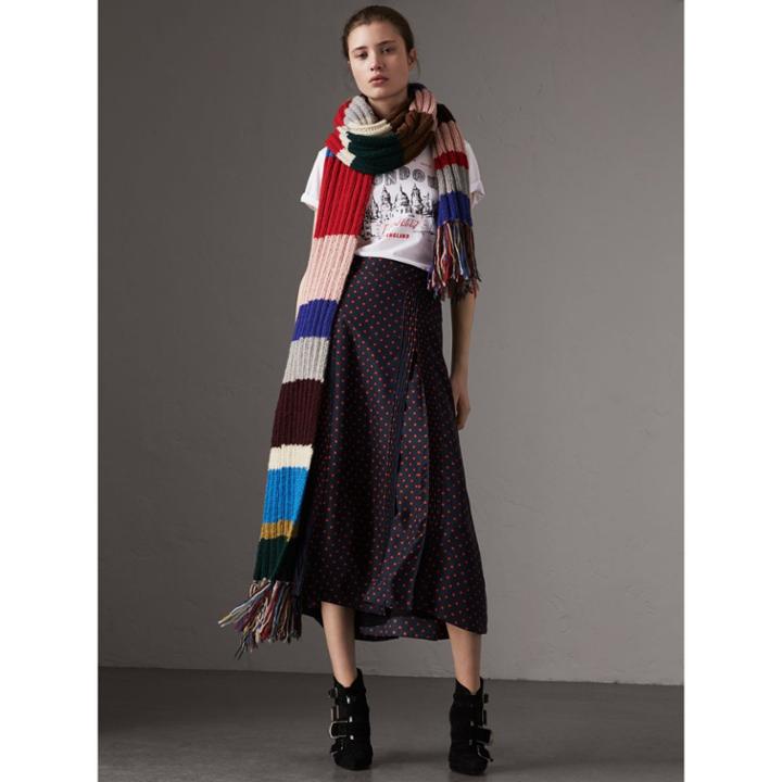 Burberry Burberry London Icons Print Cotton T-shirt, Size: M