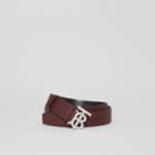 Burberry Burberry Monogram Motif Leather Belt, Size: 90, Red