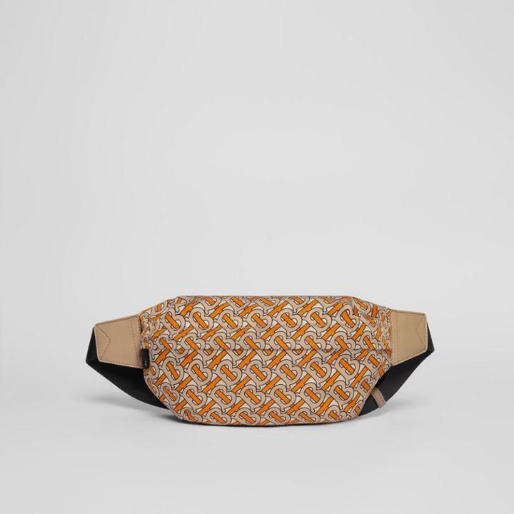 Burberry Burberry Medium Monogram Print Bum Bag, Orange