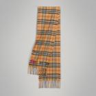 Burberry Burberry The Mini Classic Cashmere Scarf With Archive Logo, Size: Os