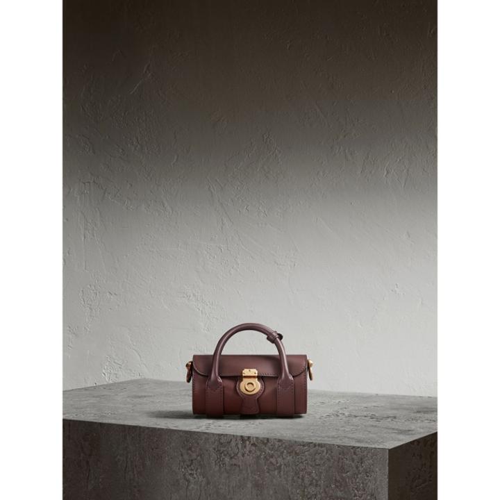 Burberry Burberry The Mini Dk88 Barrel Bag, Brown
