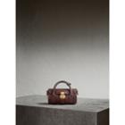 Burberry Burberry The Mini Dk88 Barrel Bag, Brown