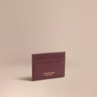 Burberry Burberry Trench Leather Card Case, Purple