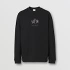 Burberry Burberry Embroidered Deer Cotton Sweatshirt, Size: L