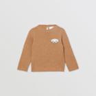 Burberry Burberry Childrens Thomas Bear Detail Wool Cashmere Sweater, Size: 18m, Brown