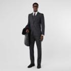Burberry Burberry Classic Fit Windowpane Check Wool Three-piece Suit, Size: 44r, Grey