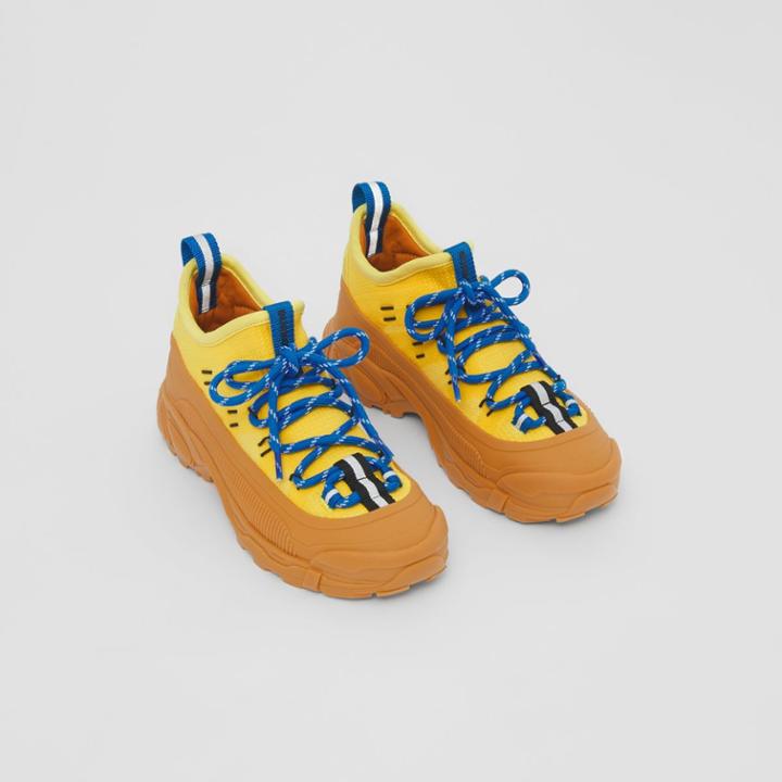Burberry Burberry Childrens Knitted Nylon Sneakers, Size: 11