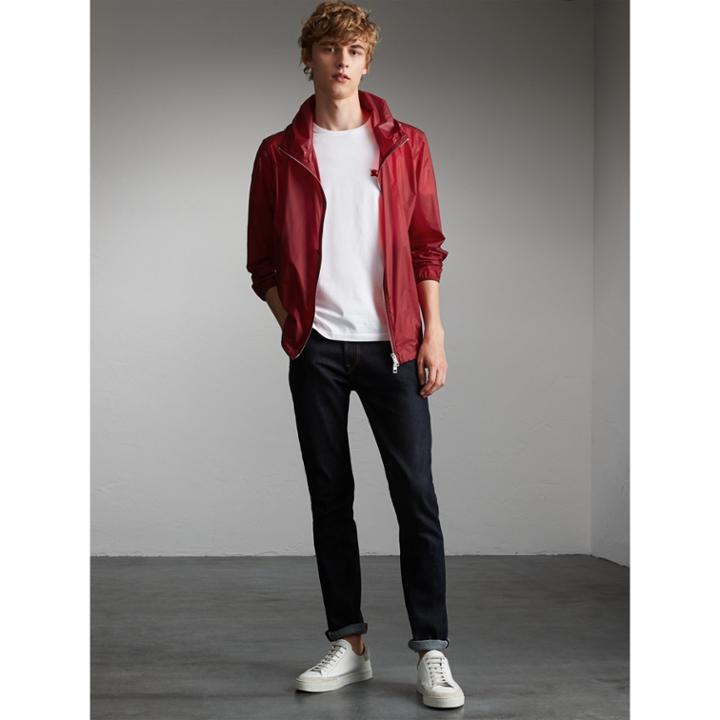 Burberry Burberry Hooded Super-lightweight Jacket, Size: 46, Pink