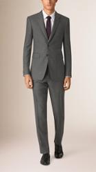 Burberry Modern Fit Wool Mohair Silk Half-canvas Suit