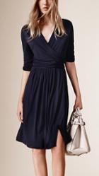 Burberry Jersey Wrap Dress