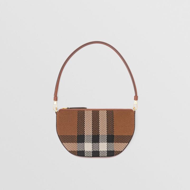 Burberry Burberry Knitted Check Olympia Pouch