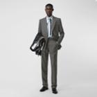 Burberry Burberry English Fit Belt Detail Wool Tailored Trousers, Size: 48, Grey