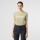 Burberry Burberry Logo Print Cotton T-shirt, Size: Xxs, Green