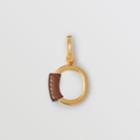 Burberry Burberry Leather-wrapped 'o' Alphabet Charm, Brown