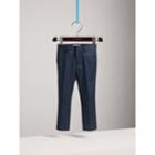 Burberry Burberry Tailored Stretch Cotton Trousers, Size: 5y, Blue