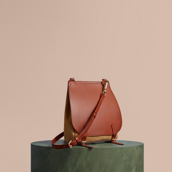 Burberry The Small Bridle Bag In Leather And Suede