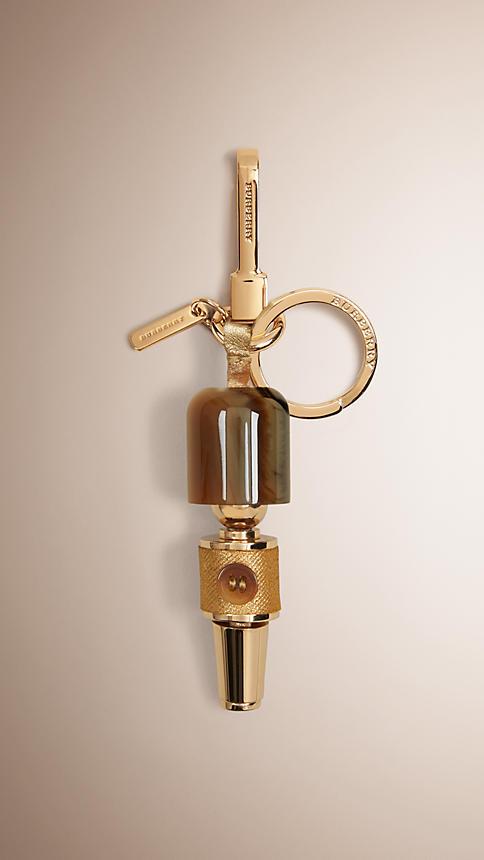 Burberry Guardsman Horn-look Key Charm