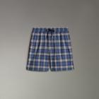 Burberry Burberry Vintage Check Drawcord Swim Shorts, Size: Xl, Blue