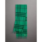 Burberry Burberry Overdyed Exploded Check Cashmere Scarf