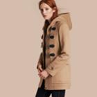 Burberry Burberry Fitted Wool Duffle Coat, Size: 04, Brown