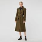Burberry Burberry The Long Westminster Heritage Trench Coat, Size: 06, Green