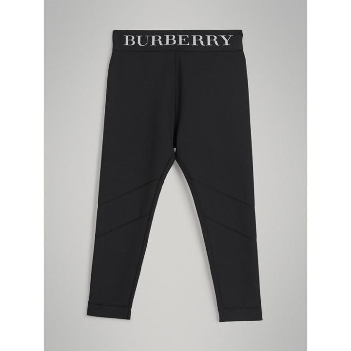 Burberry Burberry Logo Stretch Jersey Leggings, Size: 14y
