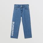 Burberry Burberry Childrens Logo Print Japanese Denim Jeans, Size: 14y, Blue