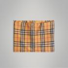Burberry Burberry Vintage Check Cashmere Snood, Size: Os, Yellow