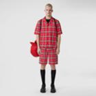 Burberry Burberry Short-sleeve Check Shirt, Size: Xl