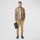 Burberry Burberry Slim Fit Cotton Chinos, Size: 34, Yellow