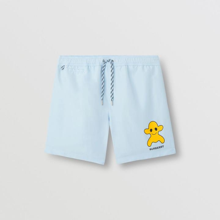 Burberry Burberry Monster Graphic Drawcord Swim Shorts, Size: Xl