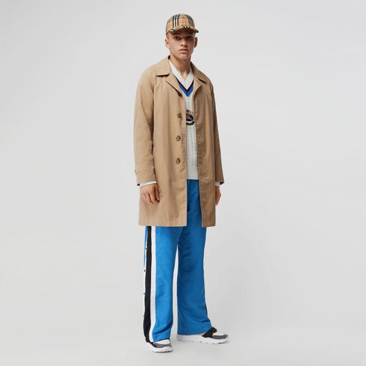 Burberry Burberry Varsity Stripe Jersey Trackpants, Size: M, Blue