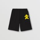 Burberry Burberry Monster Graphic Cotton Shorts, Size: Xl