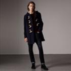 Burberry Burberry The Greenwich Duffle Coat, Size: 42, Blue