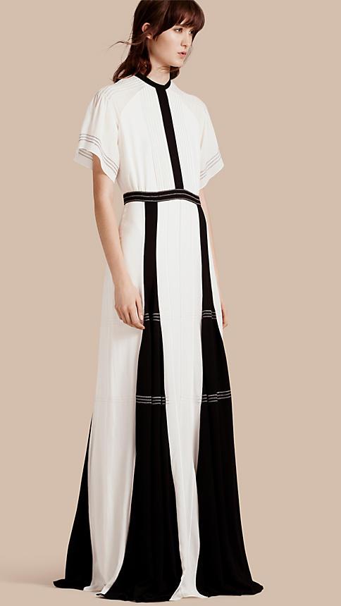 Burberry Floor-length Silk Dress