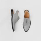 Burberry Burberry Leather Slingback Oxford Brogues, Size: 41, Grey