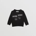 Burberry Burberry Childrens Horseferry Print Cashmere Sweater, Size: 12m, Black